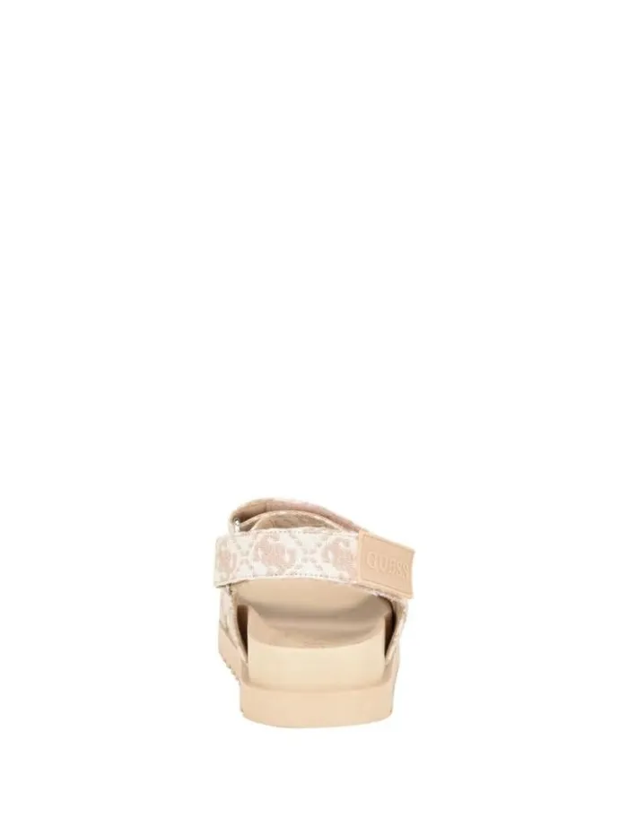 Women GUESS Sandals Fadey Signature Sandals Light Pink 680