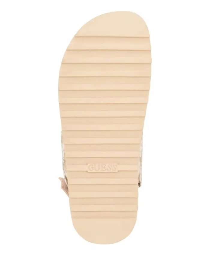 Women GUESS Sandals Fadey Signature Sandals Light Pink 680