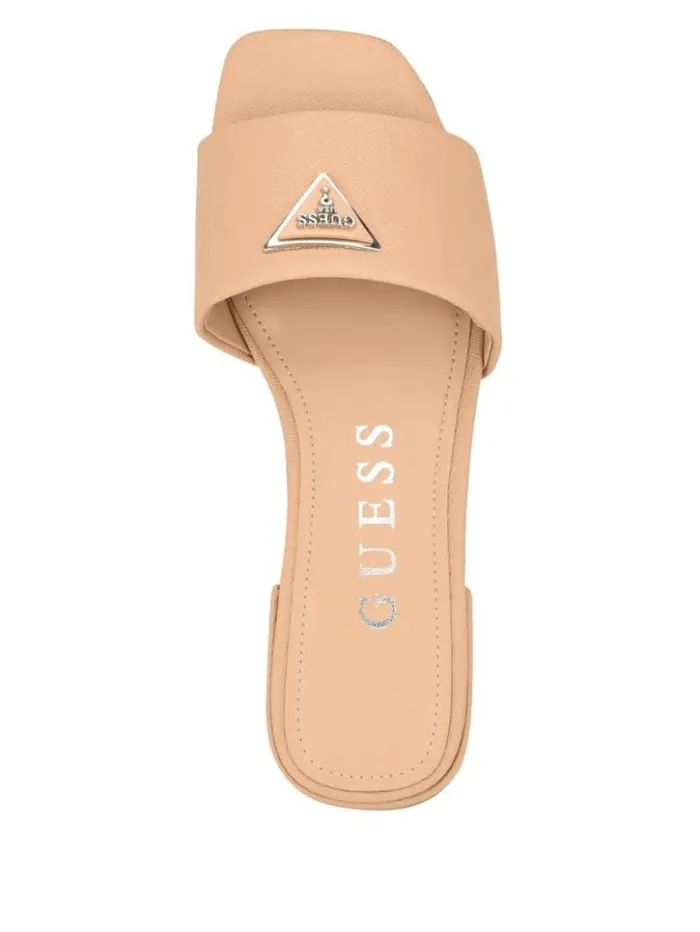Women GUESS Sandals Tamed Triangle Sandals Light Natural 110