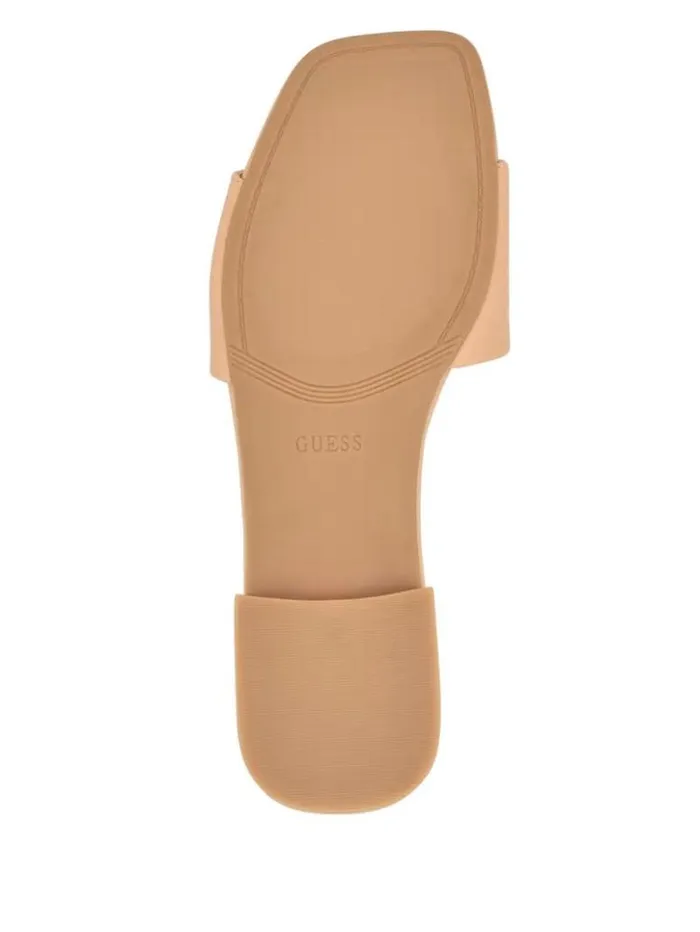 Women GUESS Sandals Tamed Triangle Sandals Light Natural 110