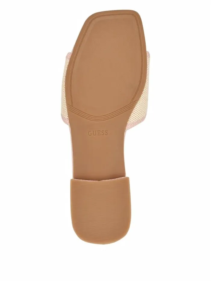 Women GUESS Sandals Tampa Signature G Sandals Light Natural 110