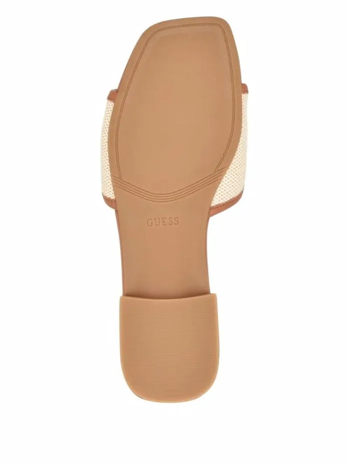 Women GUESS Sandals Tampa Signature G Sandals Medium Natural 101