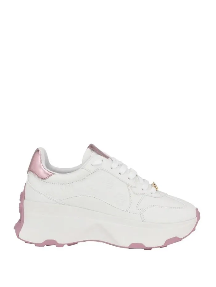 Women GUESS Sneakers Calebb Signature Sneakers White Logo