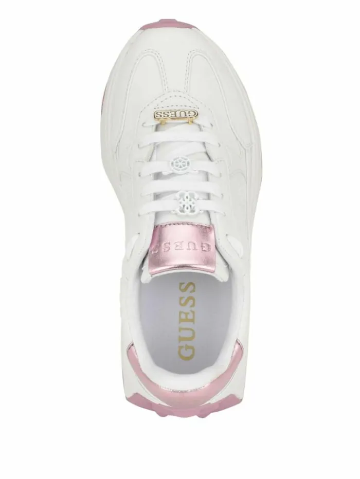 Women GUESS Sneakers Calebb Signature Sneakers White Logo