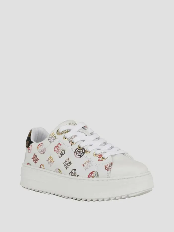 Women GUESS Sneakers Denesa Peony LowTop Sneakers Multi