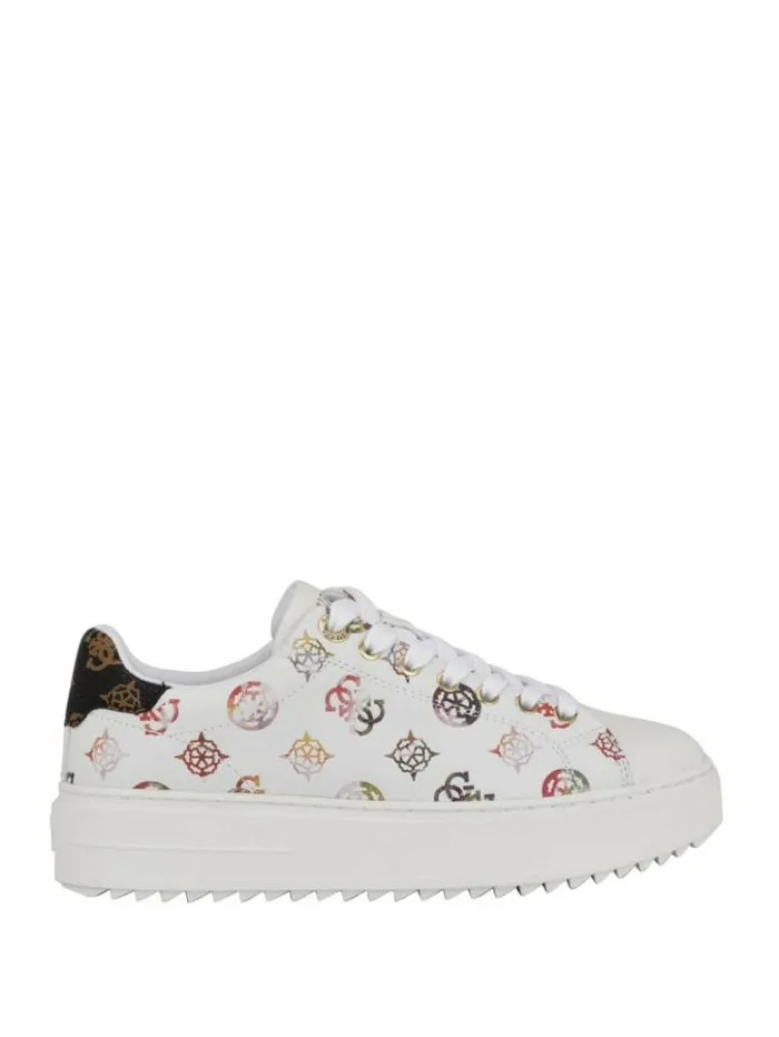 Women GUESS Sneakers Denesa Peony LowTop Sneakers Multi
