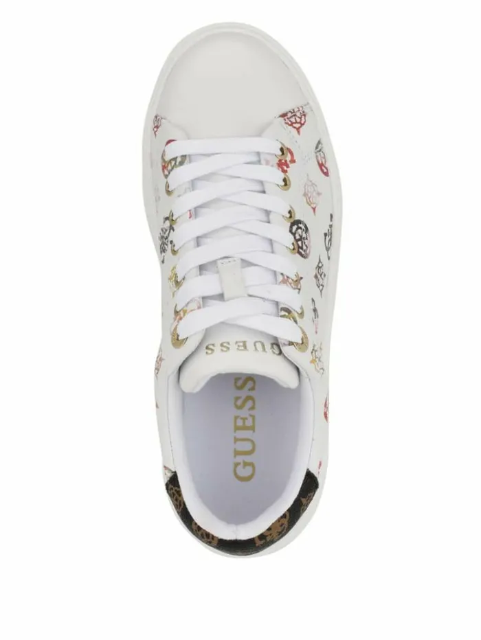 Women GUESS Sneakers Denesa Peony LowTop Sneakers Multi