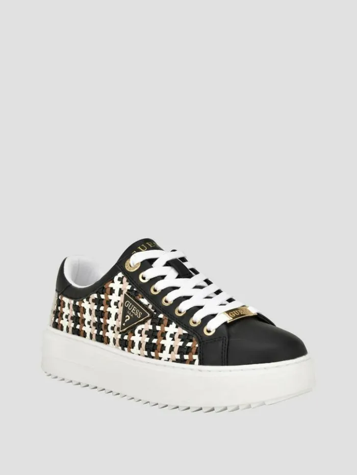 Women GUESS Sneakers Detwist LowTop Sneakers Black 001