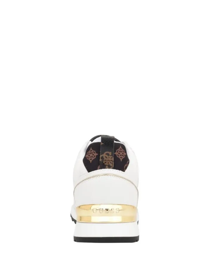 Women GUESS Sneakers Kadlin Logo Sneakers Wht Floral
