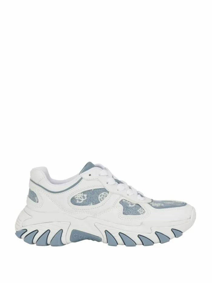 Women GUESS Sneakers Norina Peony Jogger Sneakers White