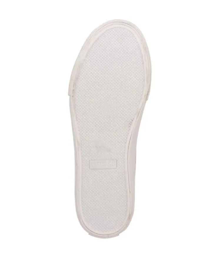 Women GUESS Sneakers Pranze LowTop Canvas Sneakers Open Purple