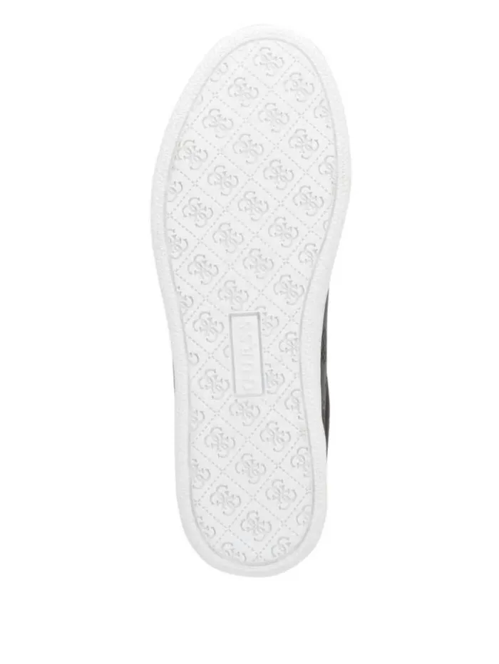 Women GUESS Sneakers Renzy Debossed Logo LowTop Sneakers Black 001