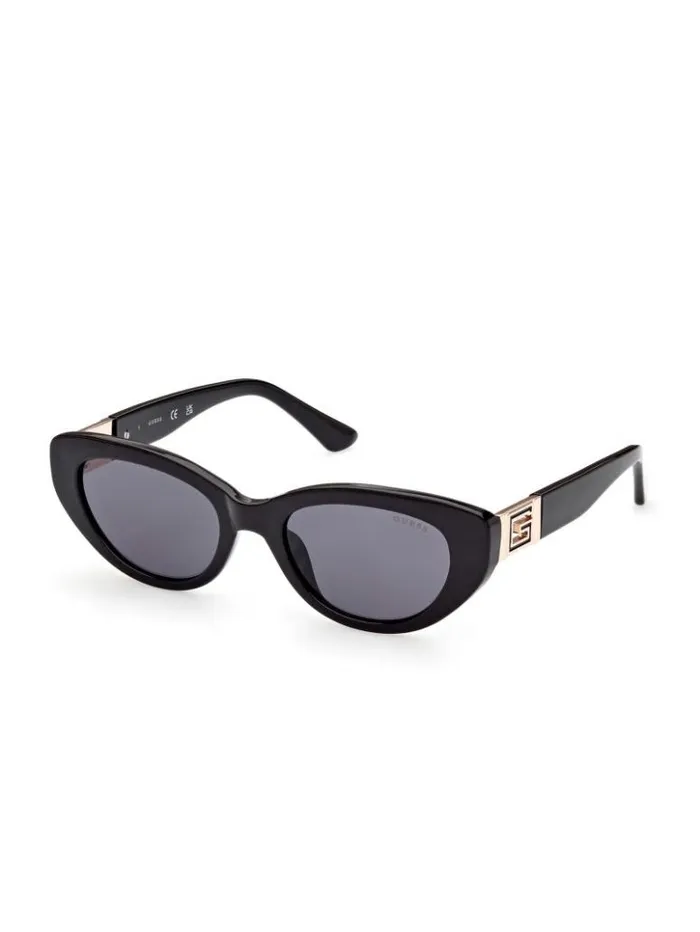 Women GUESS Sunglasses Colored Plastic CatEye Sunglasses Black