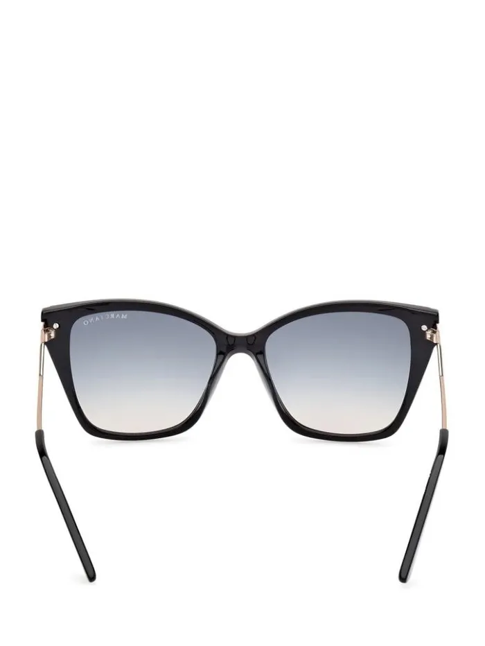 Women GUESS Sunglasses Georgina CatEye Sunglasses Black