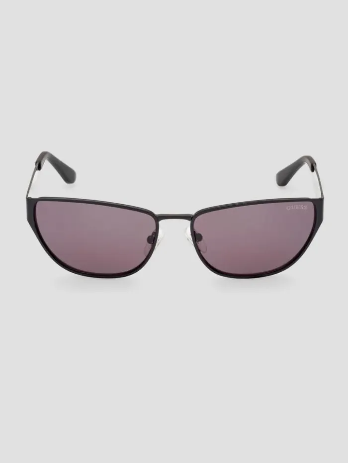 Women GUESS Sunglasses Gia Metal CatEye Sunglasses Black