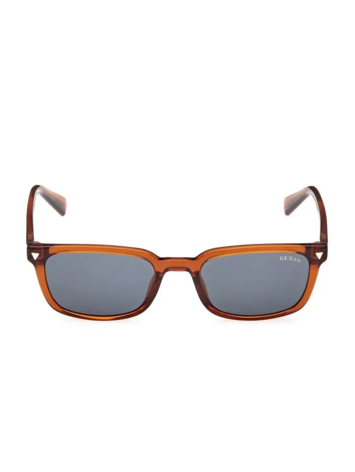 Women GUESS Sunglasses GUESS Originals Rectangle Sunglasses Brown