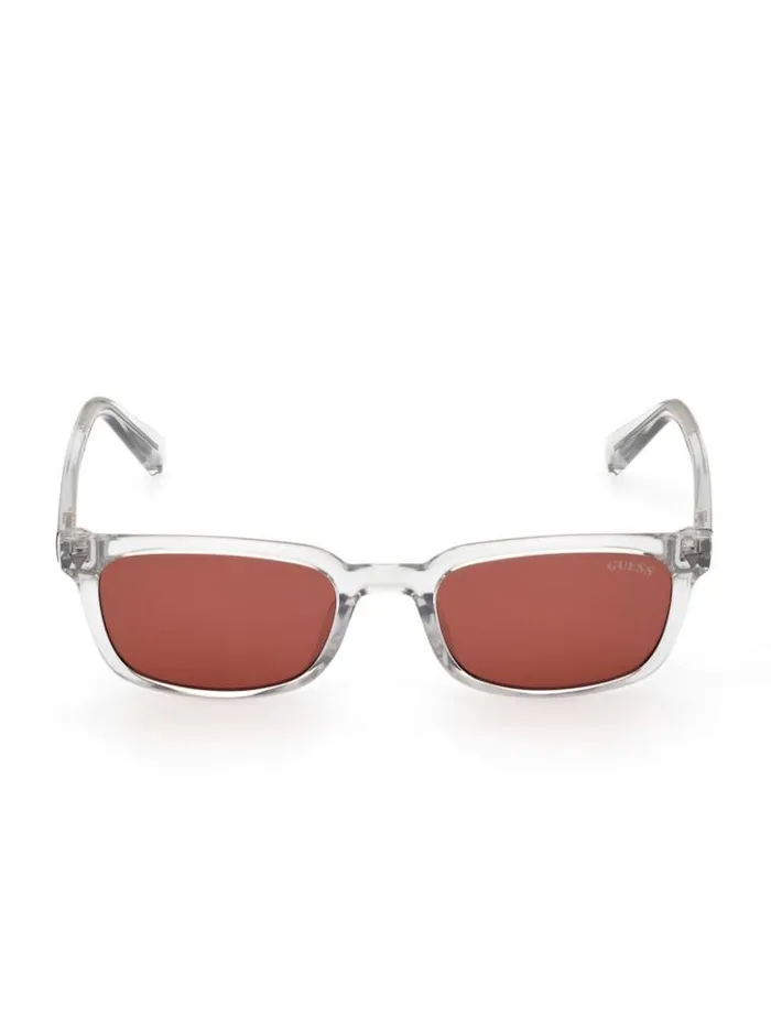 Women GUESS Sunglasses GUESS Originals Rectangle Sunglasses Grey
