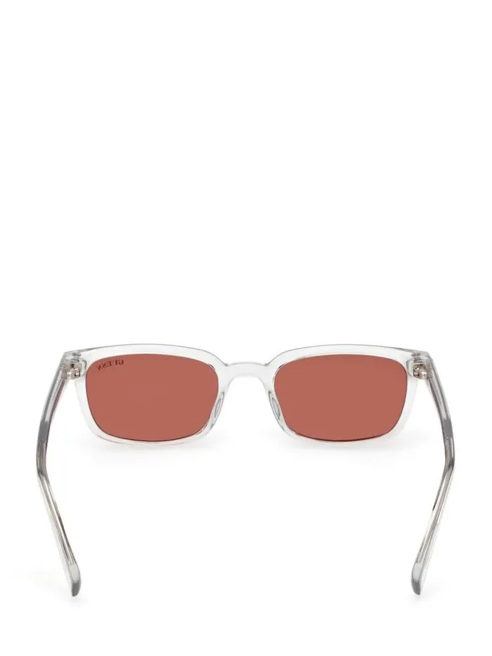 Women GUESS Sunglasses GUESS Originals Rectangle Sunglasses Grey