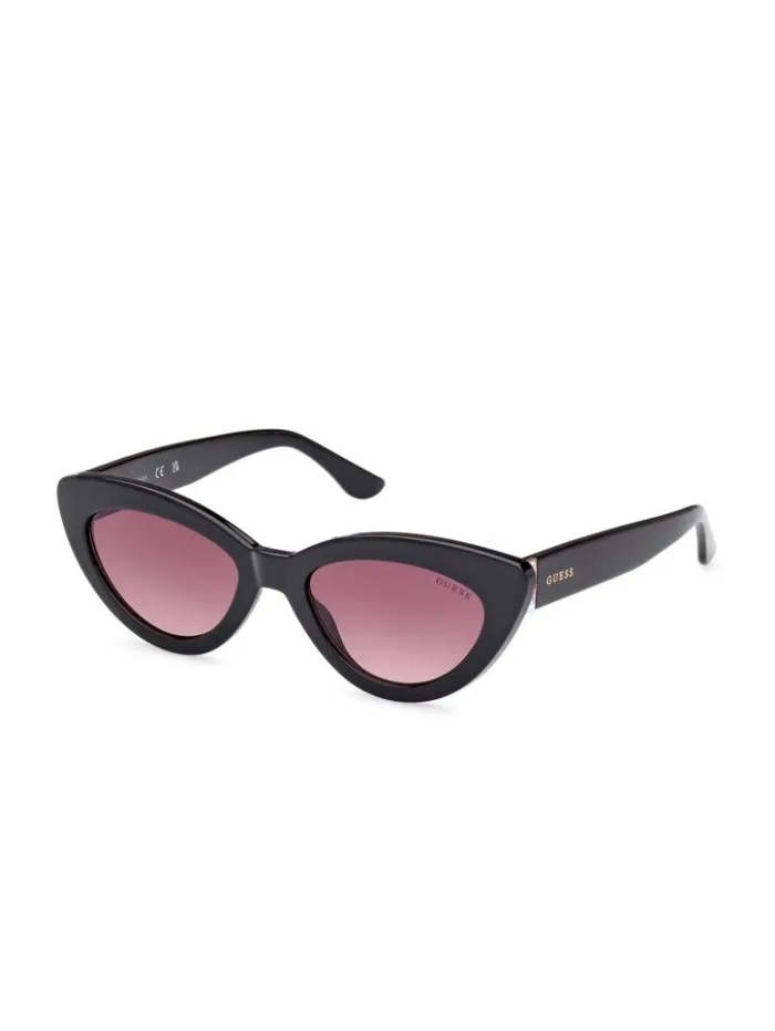 Women GUESS Sunglasses Kenzie Plastic CatEye Sunglasses Black