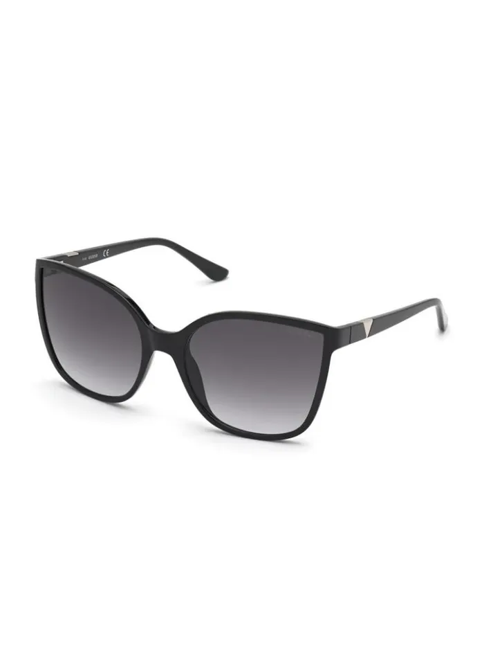 Women GUESS Sunglasses Oversized CatEye Sunglasses Silver