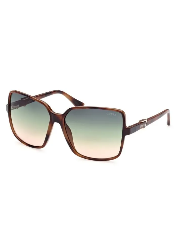 Women GUESS Sunglasses Oversized Square Logo Sunglasses 53p Tort