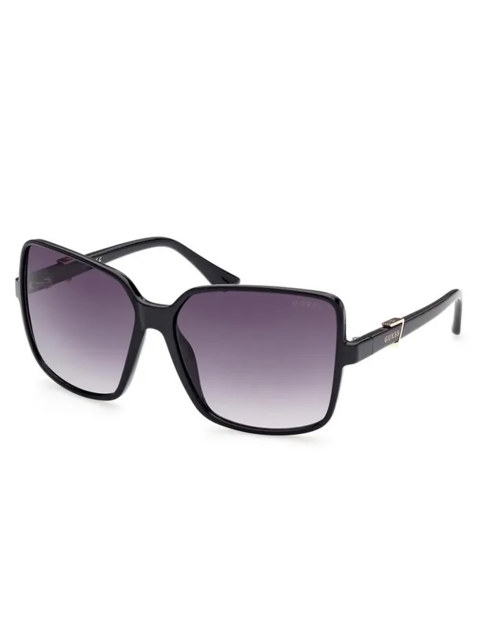 Women GUESS Sunglasses Oversized Square Logo Sunglasses Silver