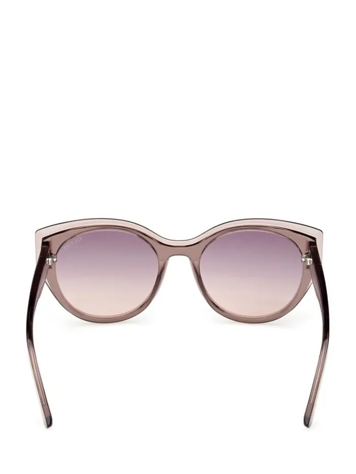 Women GUESS Sunglasses Round Lucite Sunglasses Pop