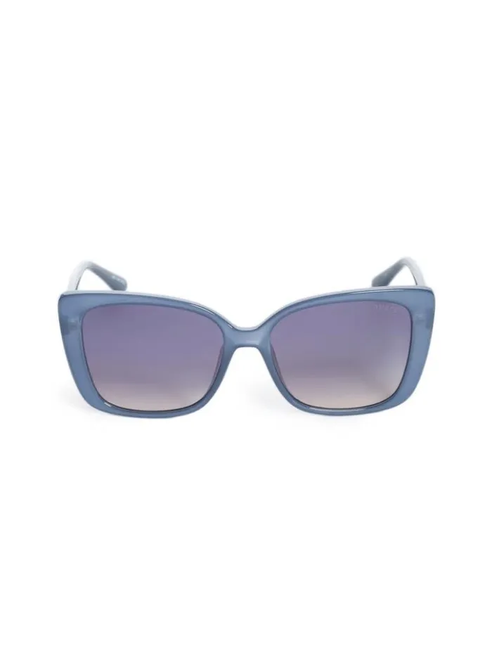 Women GUESS Sunglasses Scarlett Square Sunglasses Grey