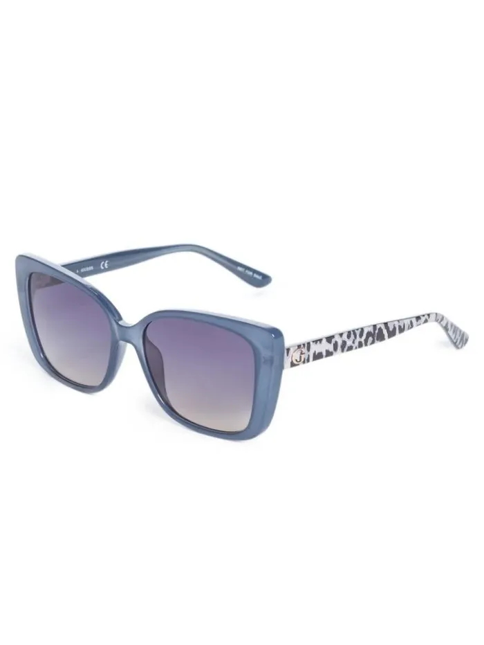 Women GUESS Sunglasses Scarlett Square Sunglasses Grey