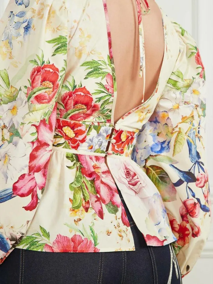 Women GUESS Tops Mira Top Glorious Garden Ao