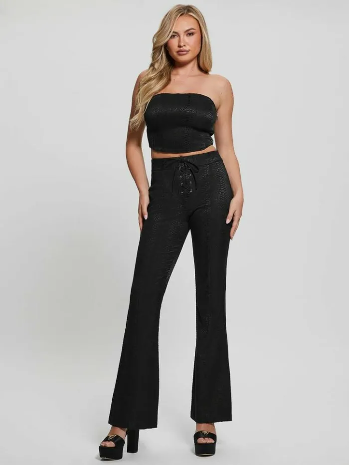 Women GUESS Tops Taylor Tube Top Black