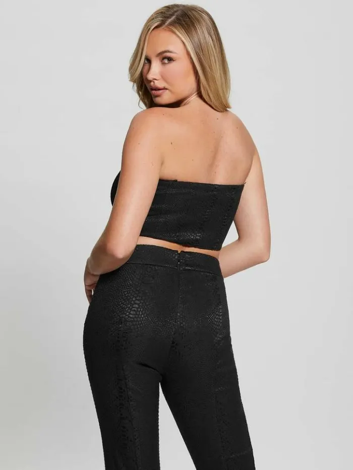 Women GUESS Tops Taylor Tube Top Black