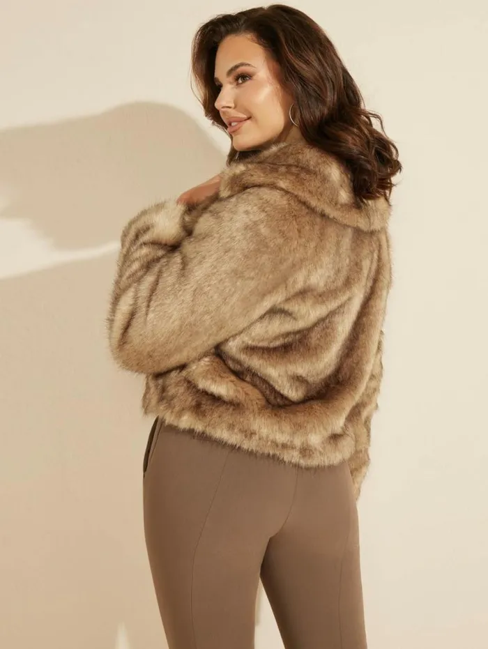 Women Gwenda FauxFur Jacket Marfa Light Multi Marciano Jackets Women Gwenda FauxFur Jacket Marfa Light Multi Marciano Jackets