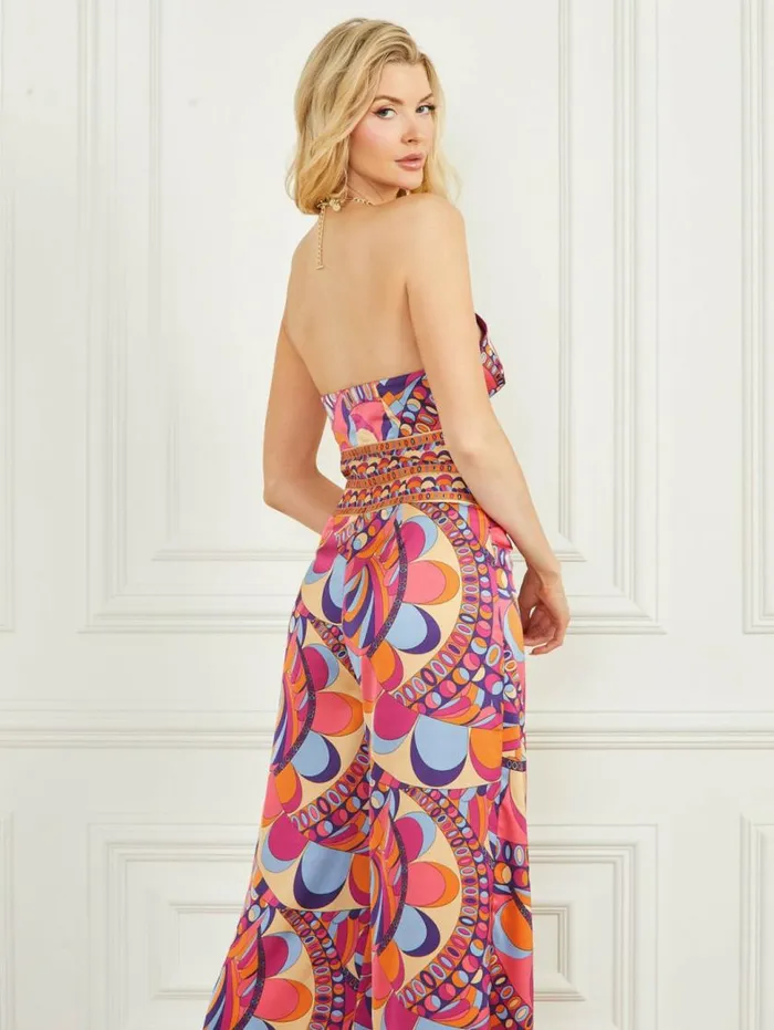 Women Gypset Scarf Top Tulum Print Marciano Tops And Sweaters Women Gypset Scarf Top Tulum Print Marciano Tops And Sweaters