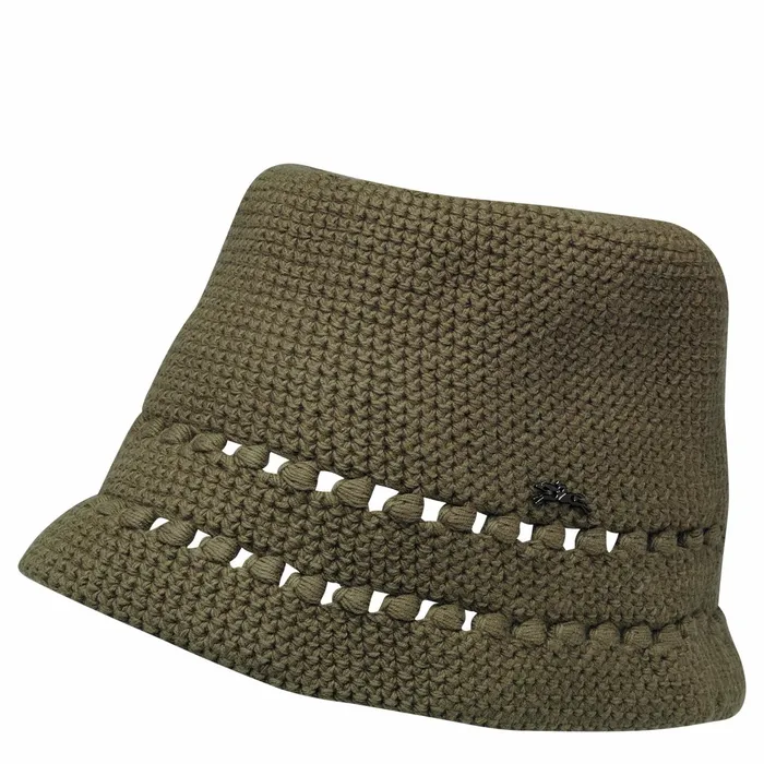 Women Hat Khaki Longchamp Caps and Hats