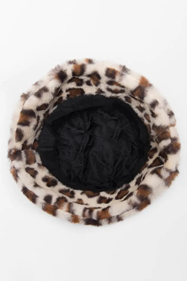 Women Hats and Scarves Cupshe Dynamic Star Leopard Bucket Hat Multicolor