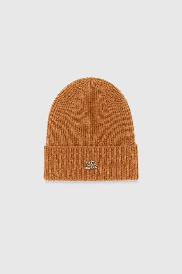 Women Hats And Headbands Ermanno Scervino Designer Pure Cashmere Hat With Logo 8211 Ermanno Scervino