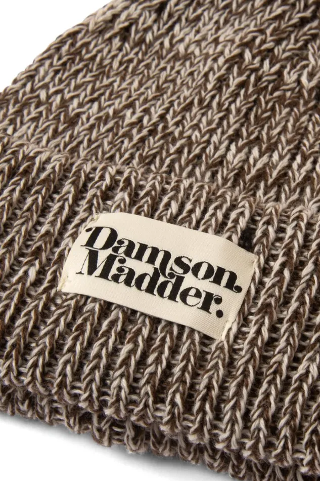 Women Hats Damson Madder Flecked Yarn Beanie 8211 Chocolate