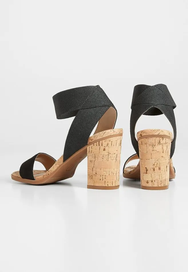 Women Hillary Ankle Strap Block Heel Sandal Maurices Heels and Wedges