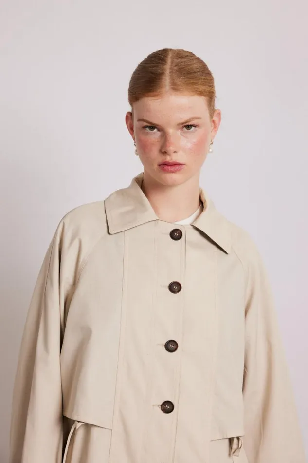 Women Jackets and Coats Damson Madder Preorder Camille Trench