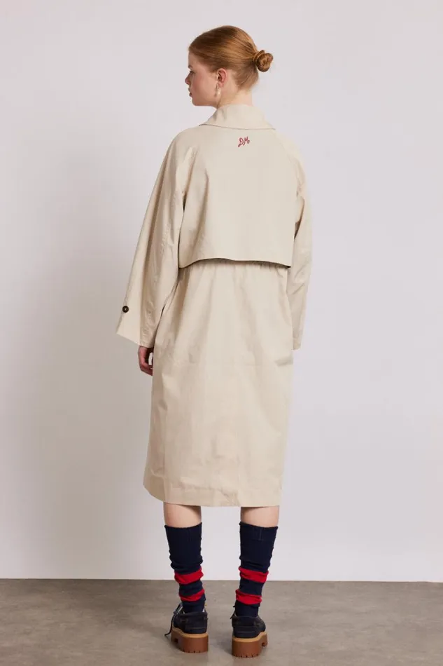 Women Jackets and Coats Damson Madder Preorder Camille Trench