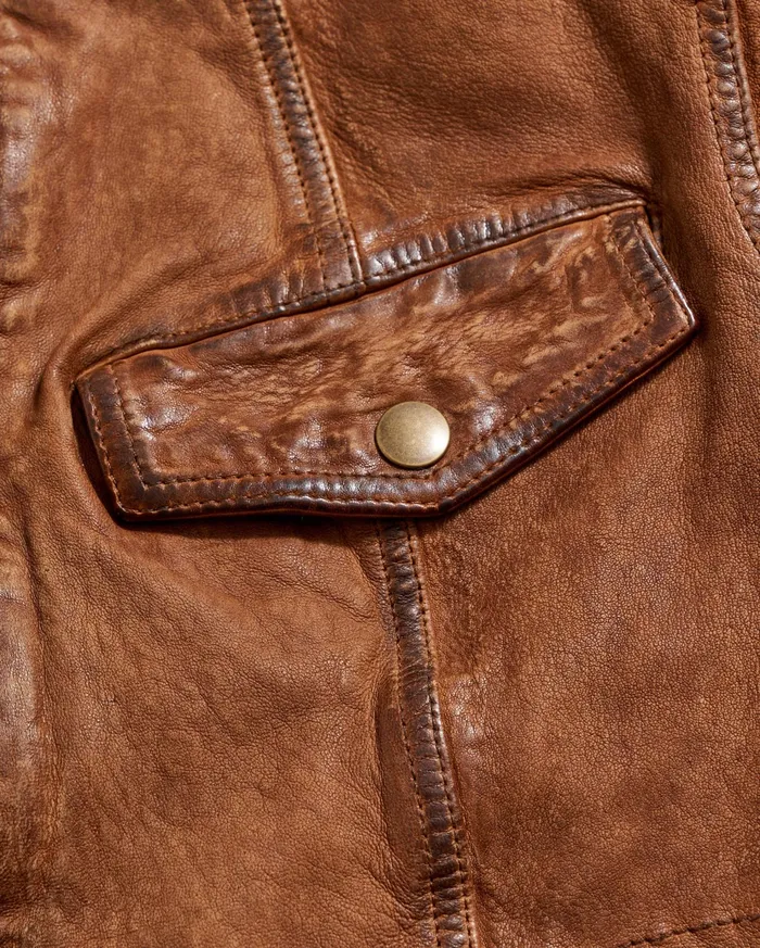 Women Jackets and Outerwear Billy Reid Biker Jacket Brown