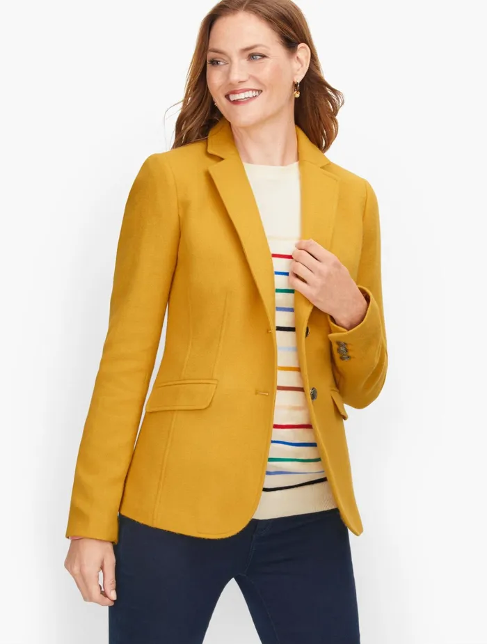 Women Jackets And Blazers Talbots Classic Shetland Blazer