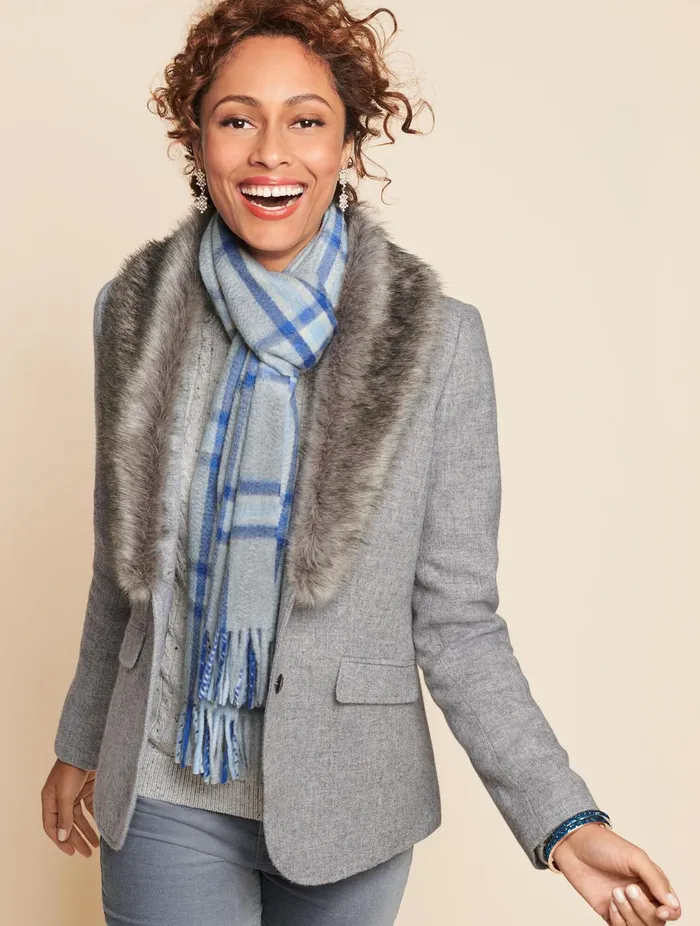 Women Jackets And Blazers Talbots Classic Shetland Blazer