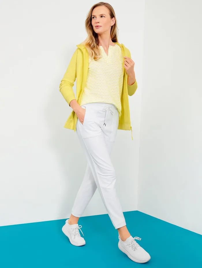 Women Jackets And Blazers Talbots Comfort Plush Hooded Jacket Citrus Honey