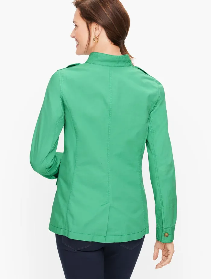Women Jackets And Blazers Talbots Military Inspired Jacket Ivory