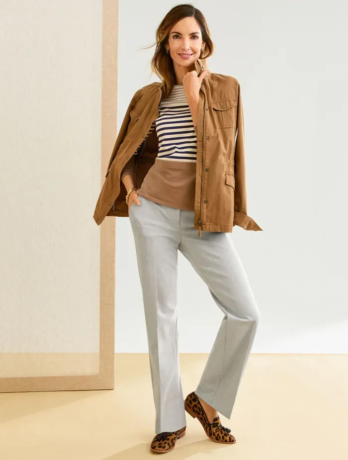 Women Jackets And Blazers Talbots Safari Jacket Rhubarb