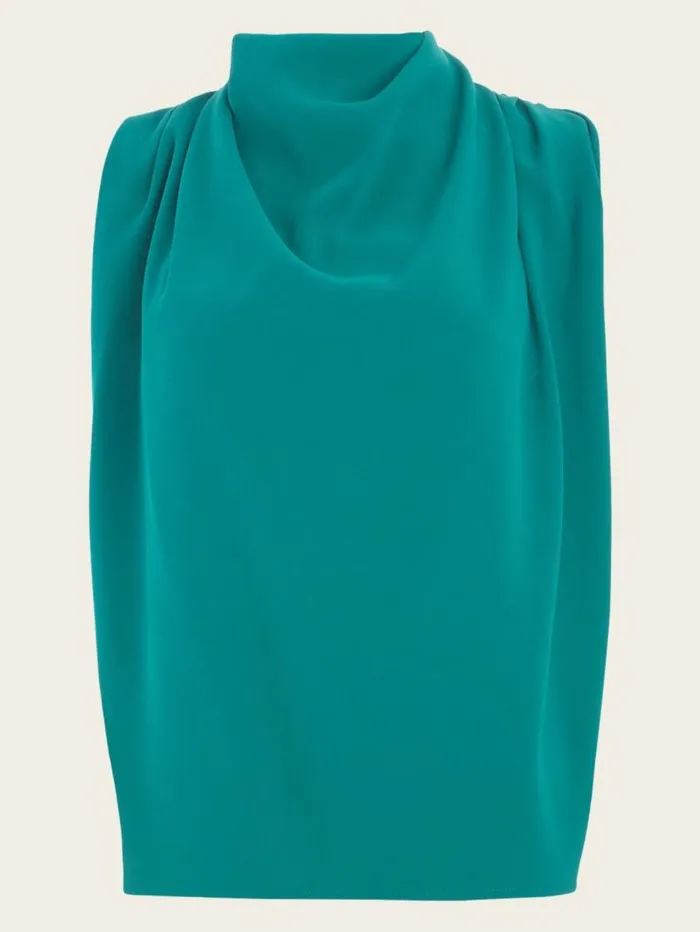 Women Jade Top Ornate Teal Marciano Tops And Sweaters