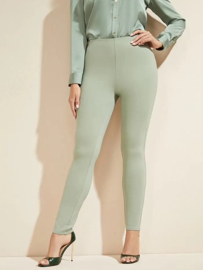 Women Jane Ponte Legging Slate Gray Marciano Bottoms