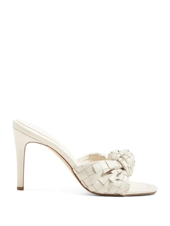 Women Janna Heeled Mule Ivory Marciano Shoes Women Janna Heeled Mule Ivory Marciano Shoes